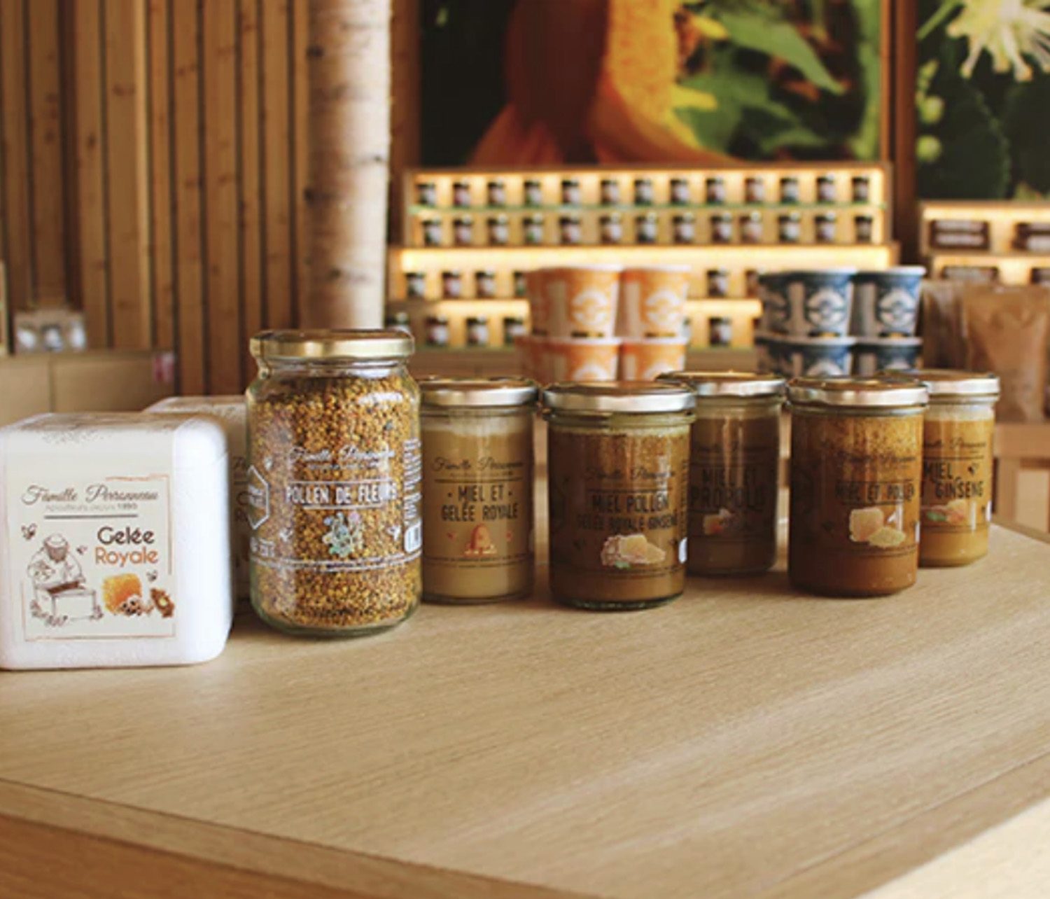 Produits de la ruche APIDIS